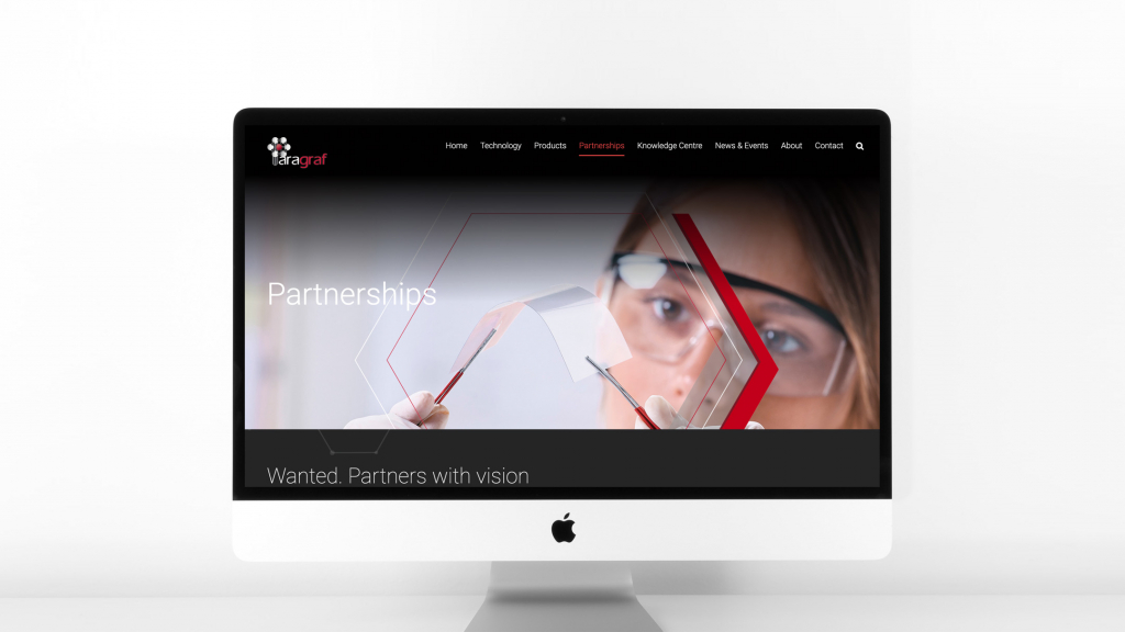 Paragraf website parternship page